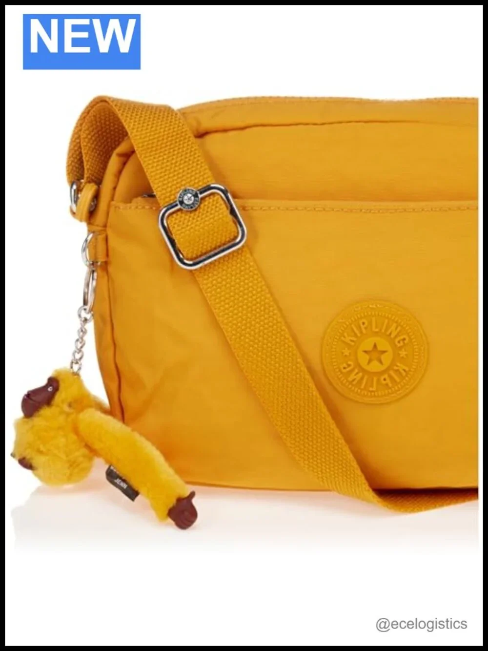 Kipling Nylon Crossbody Sling Bag with Zipper, Lightweight